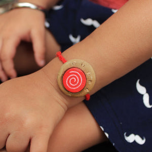 Spiral Kids Grow Green Clay Rakhi