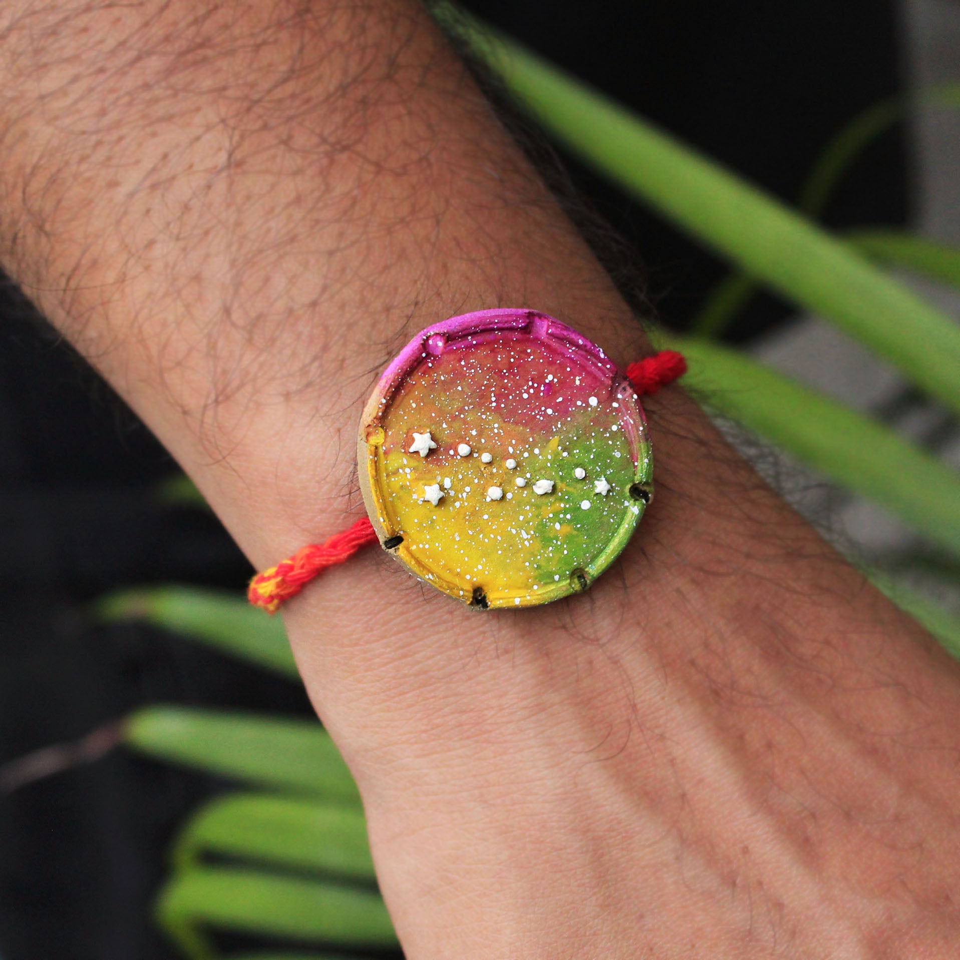 Taurus Grow Green Clay Rakhi