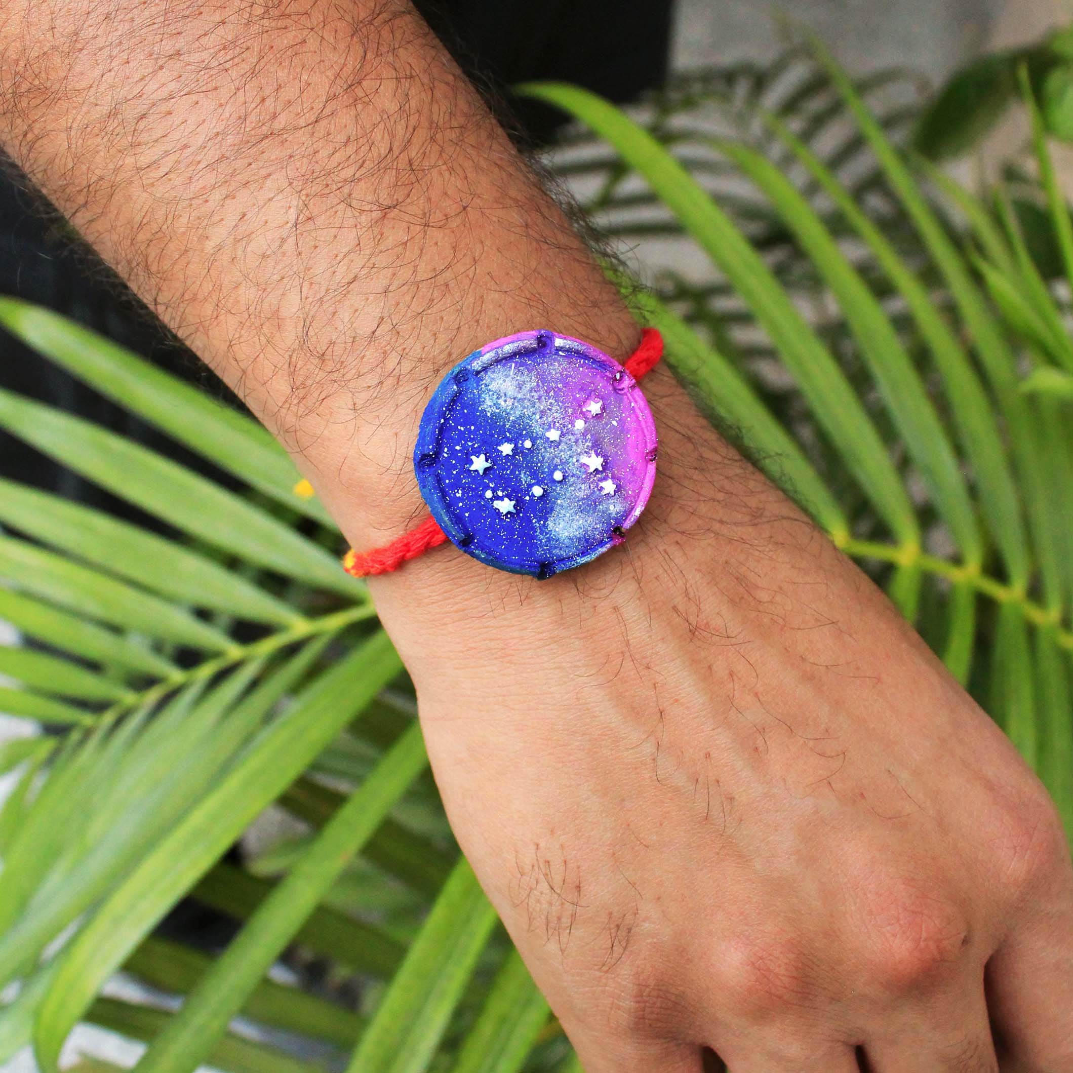 Gemini Grow Green Clay Rakhi