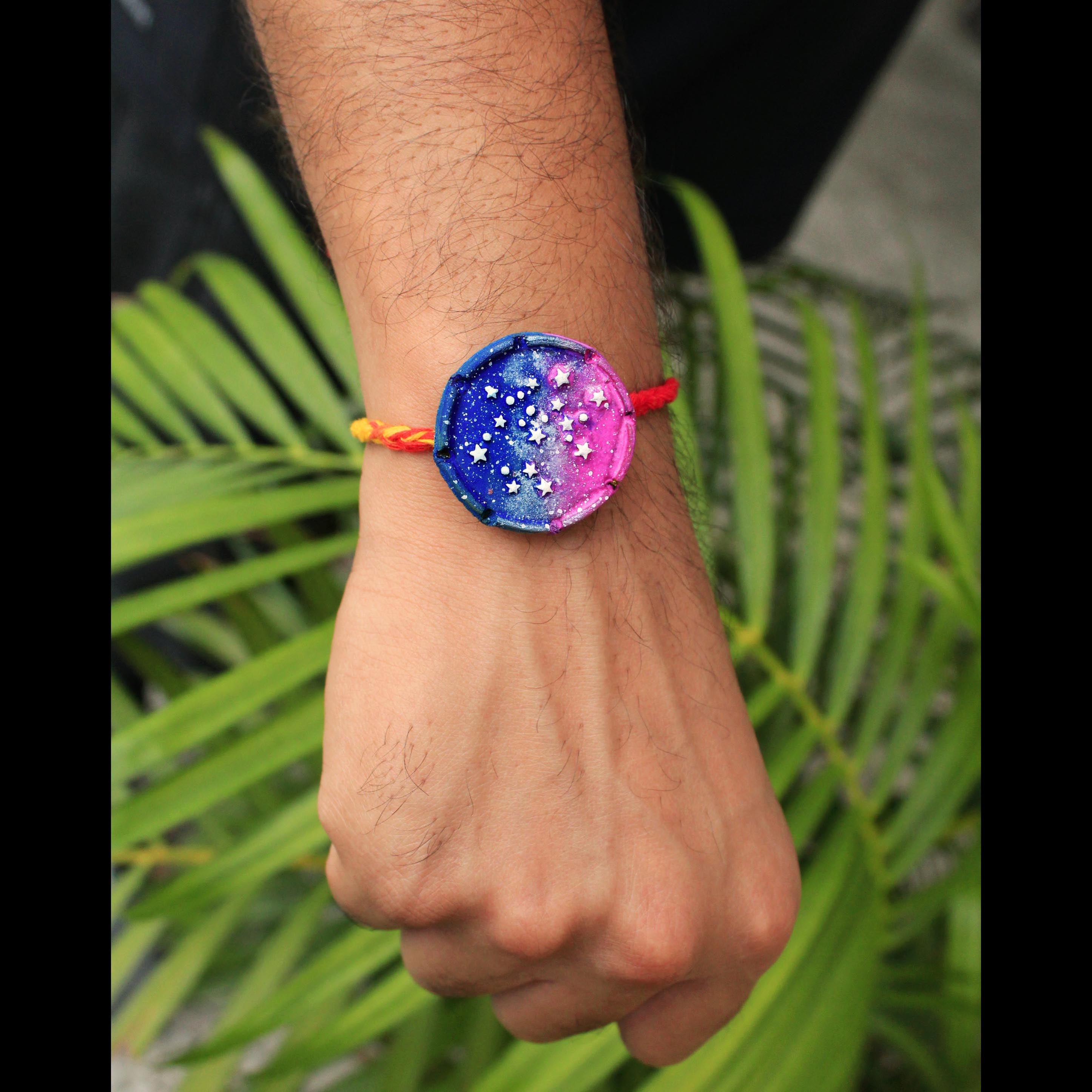 Sagittarius Grow Green Clay Rakhi
