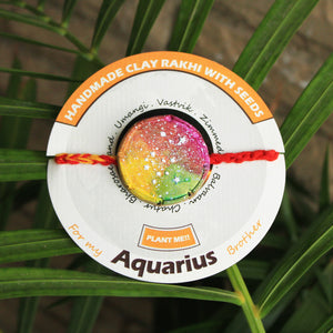 Aquarius Grow Green Clay Rakhi