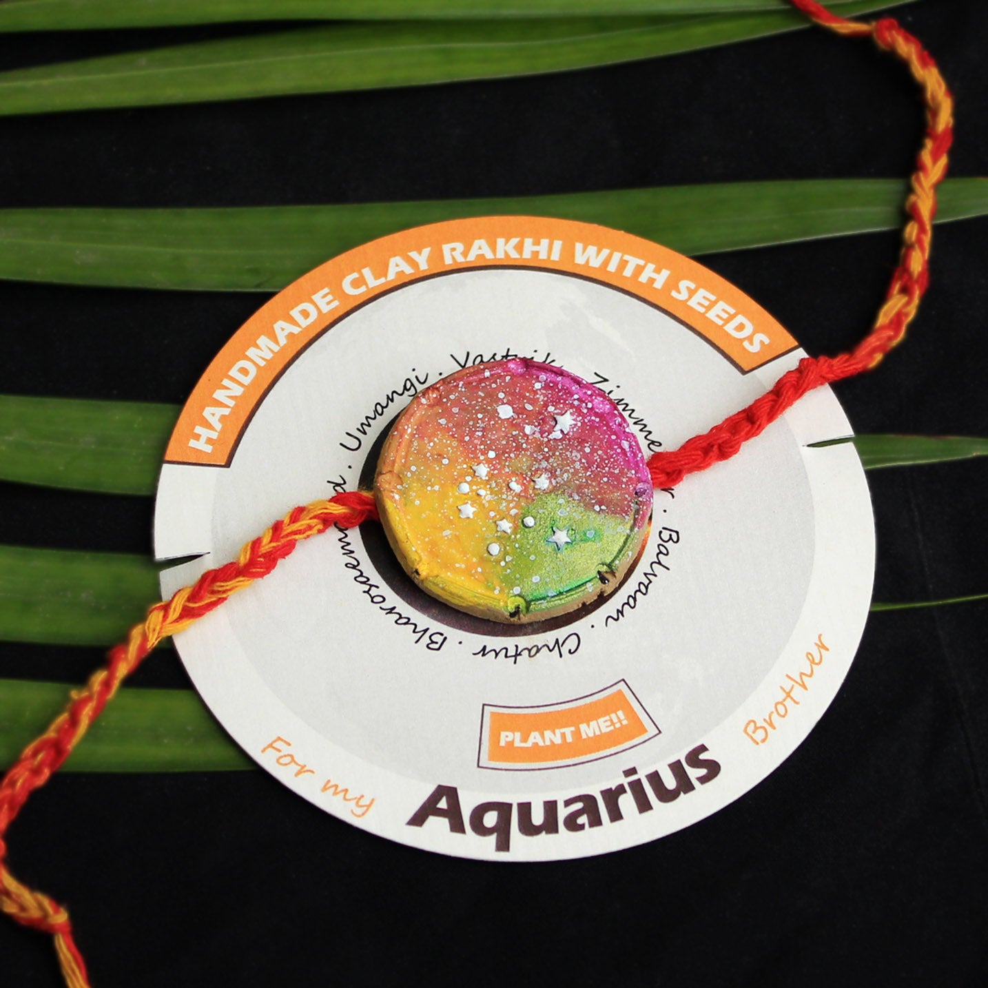 Aquarius Grow Green Clay Rakhi