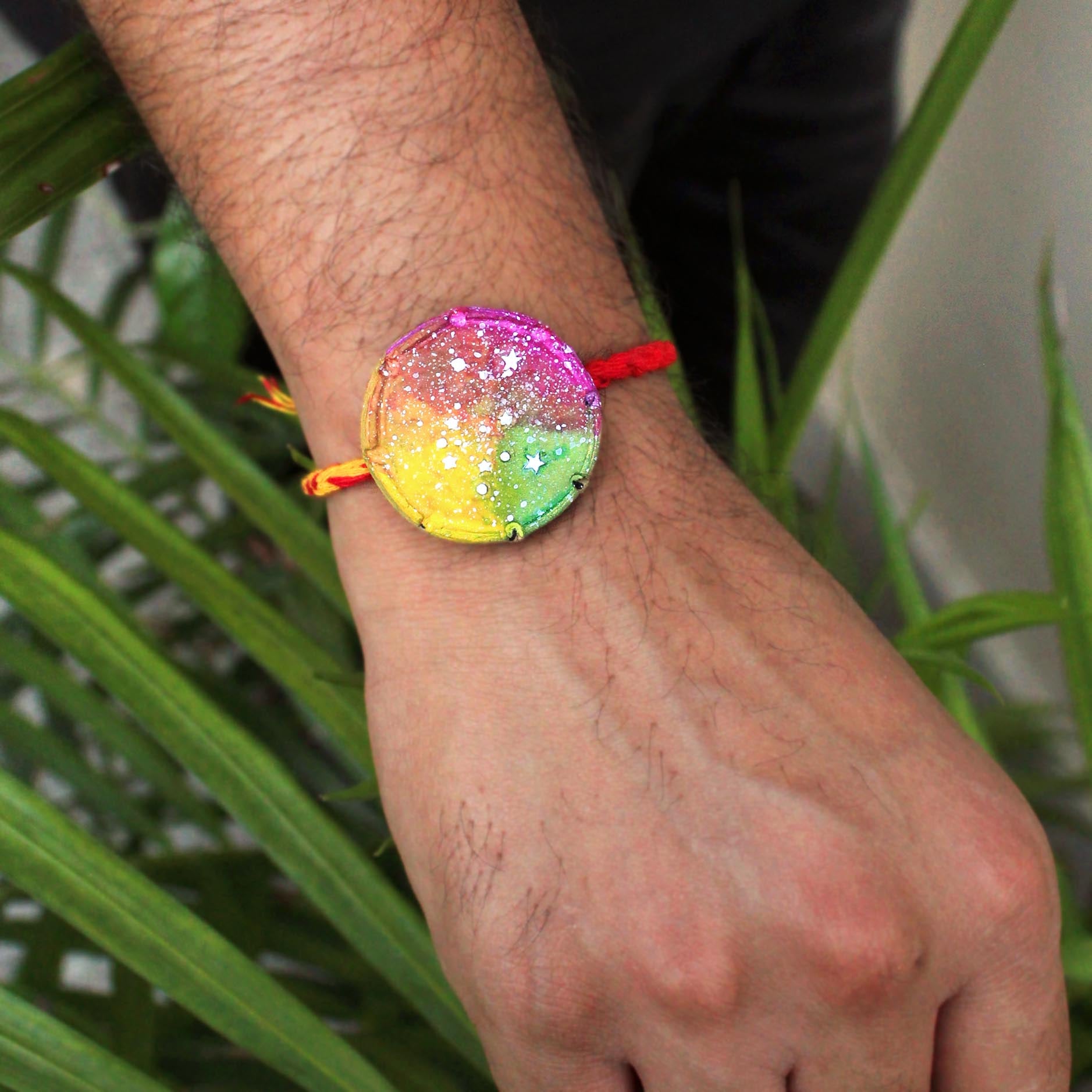 Aquarius Grow Green Clay Rakhi