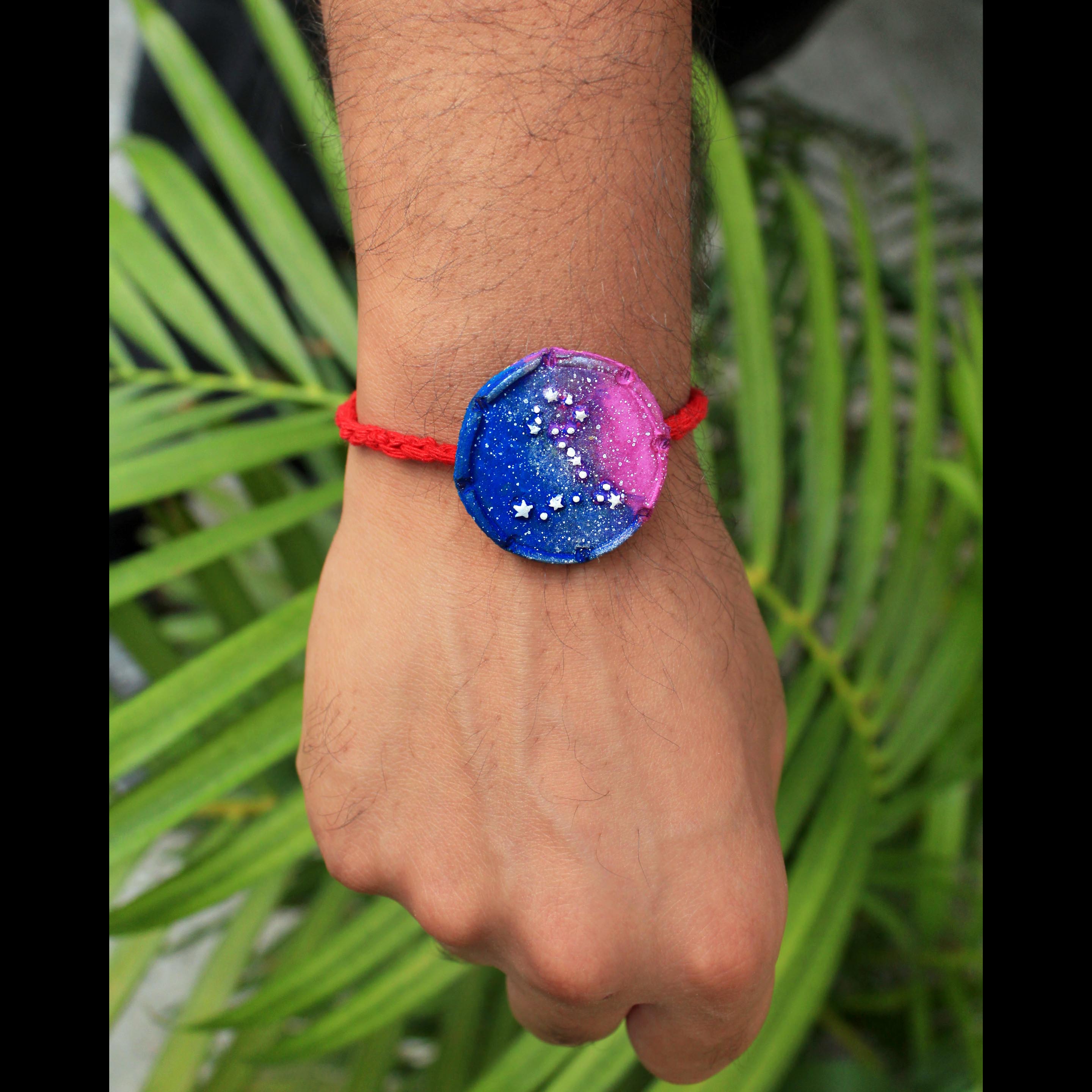 Pisces Grow Green Clay Rakhi