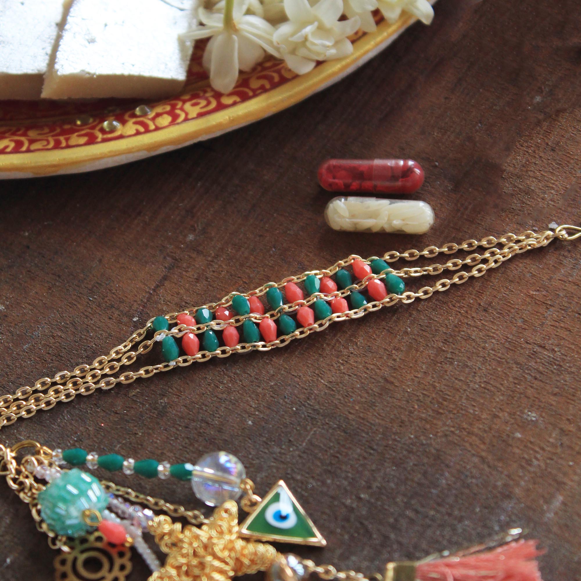 Personalised Evil Eye Zodiac Lumba