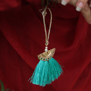 BeAbhika Special Designer Bhabhi Rakhi Lumba Blue Dangling Unique Bhabhi Rakhi Available In India At Best Price COD Available Express Shipping Send Rakhi To Bhai Sister In Law Rakhi Lumba