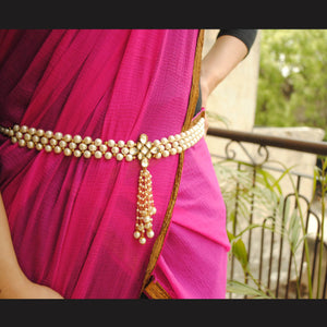 Pearl Belt Kamar Bandh - BeAbhika.com
