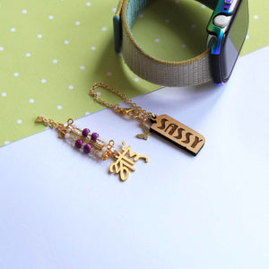 Sassy - Aai (आई) Set Of 2 Watch Charms - BeAbhika.com