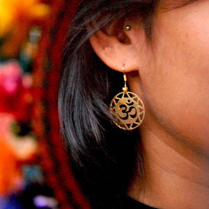 Traditional Kundan earrings in gold-tone, perfect for weddings and festive wear