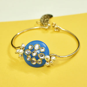Blue Stone Kundan Karigari Bhabhi Lumba