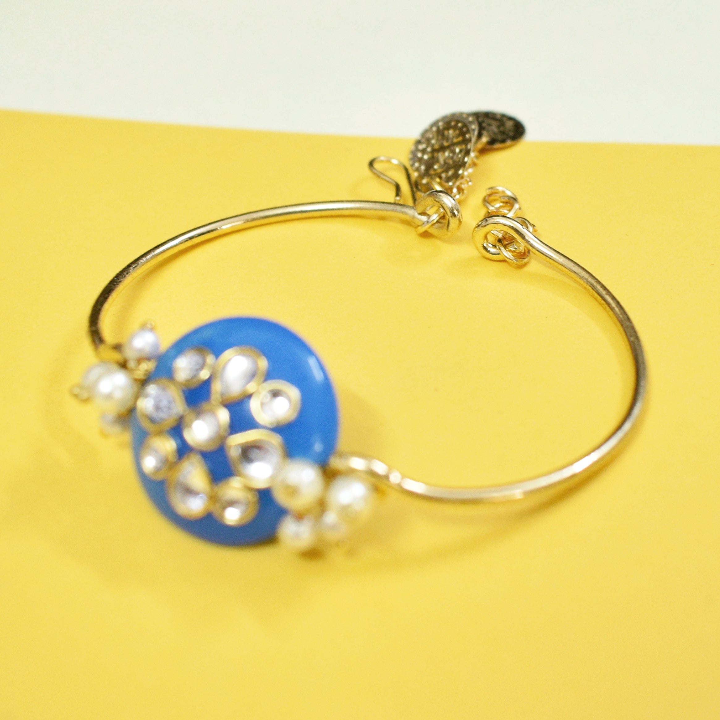 Blue Stone Kundan Karigari Bhabhi Lumba