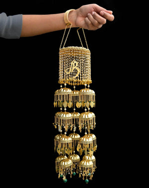 Customised Charms Golden Kaleere Punjabi Wedding Bridal Silver Kalira Personalised Golden Rose Gold Kaleera Traditional Designer Kalire