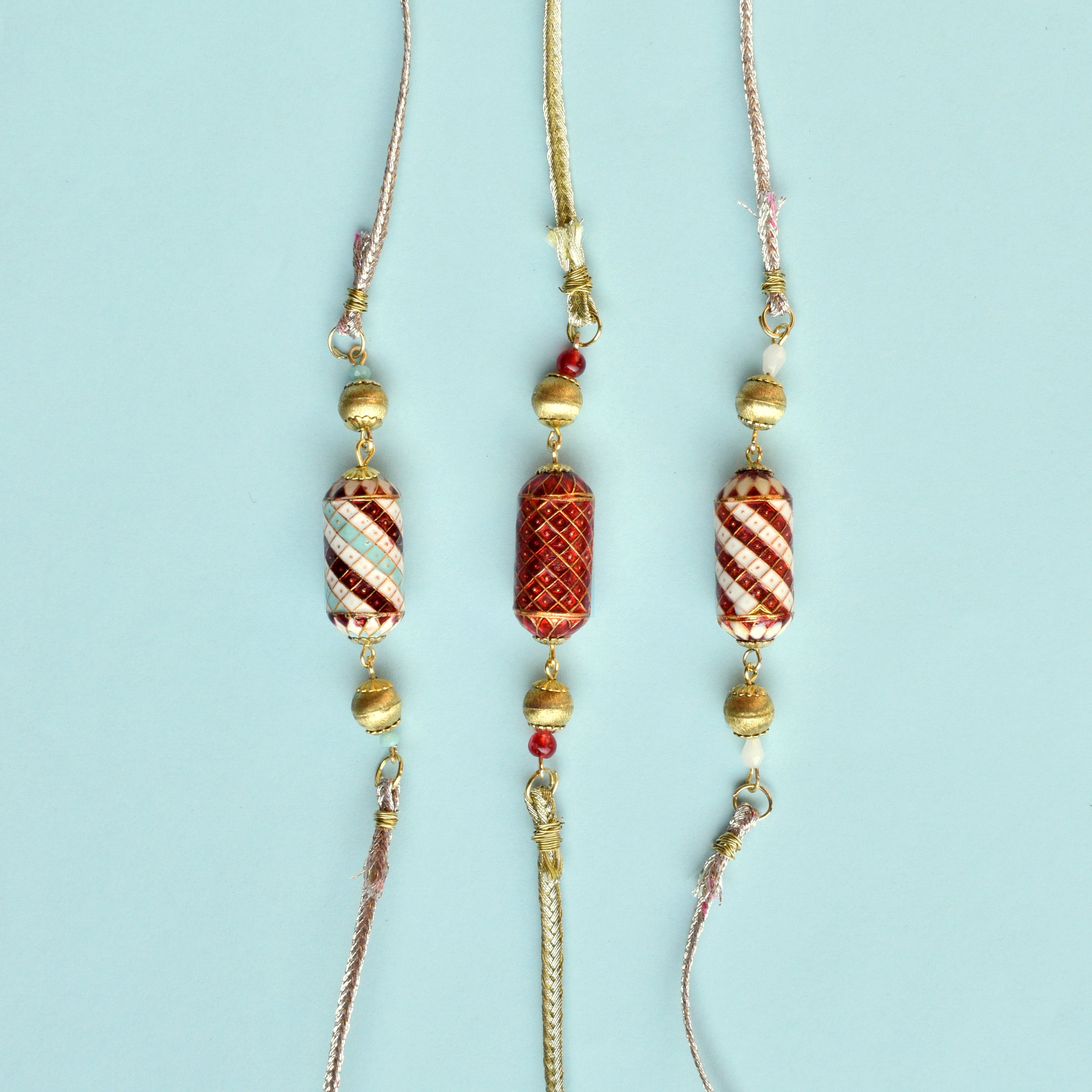 Enamel Damroo Rakhi