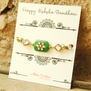 Kundan Knot Rakhi