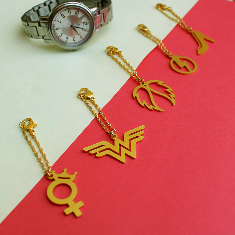 Set of 4 Laser Cut Watch Charms