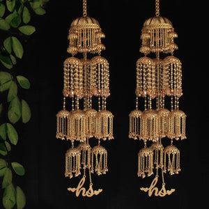 Customised Charms Golden Kaleere Punjabi Wedding Bridal Silver Kalira Personalised Golden Rose Gold Kaleera Traditional Designer Kalire