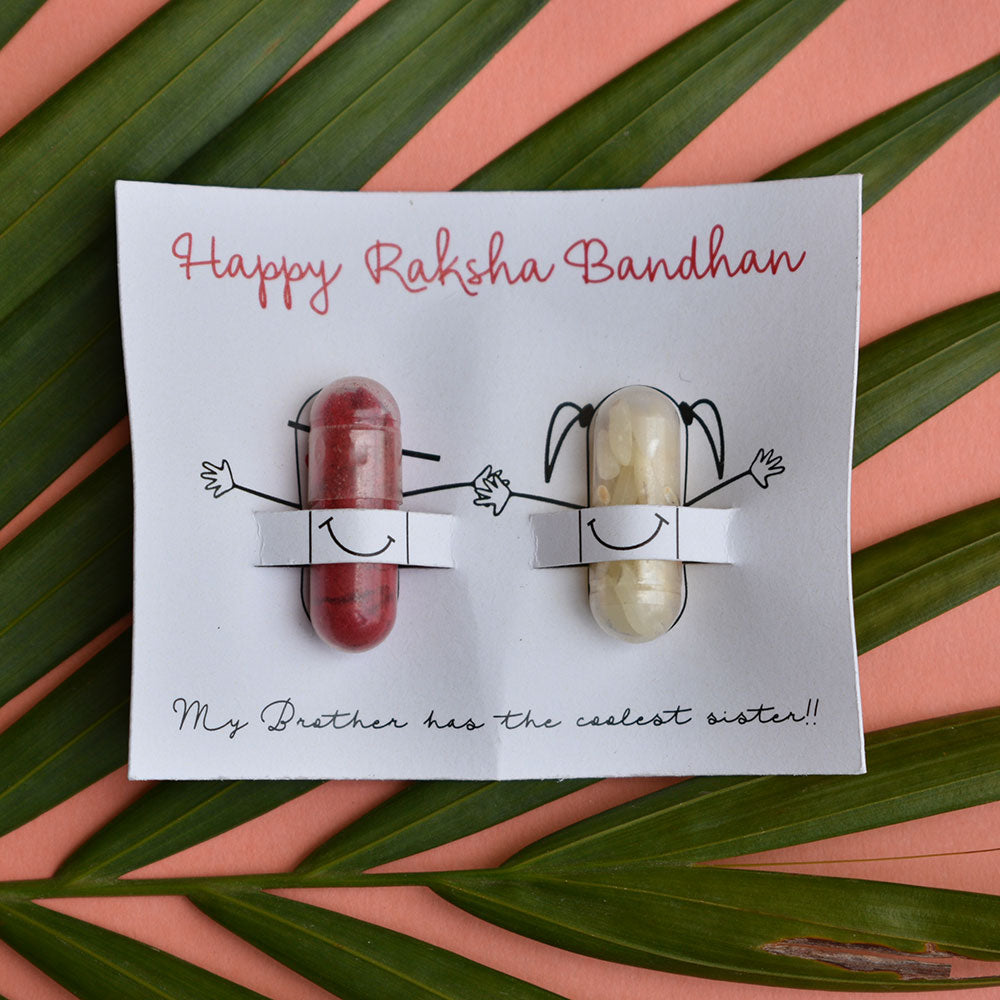 Bhaiya Bhabhi Kids Eco Friendly Clay Rakhi Gift Box