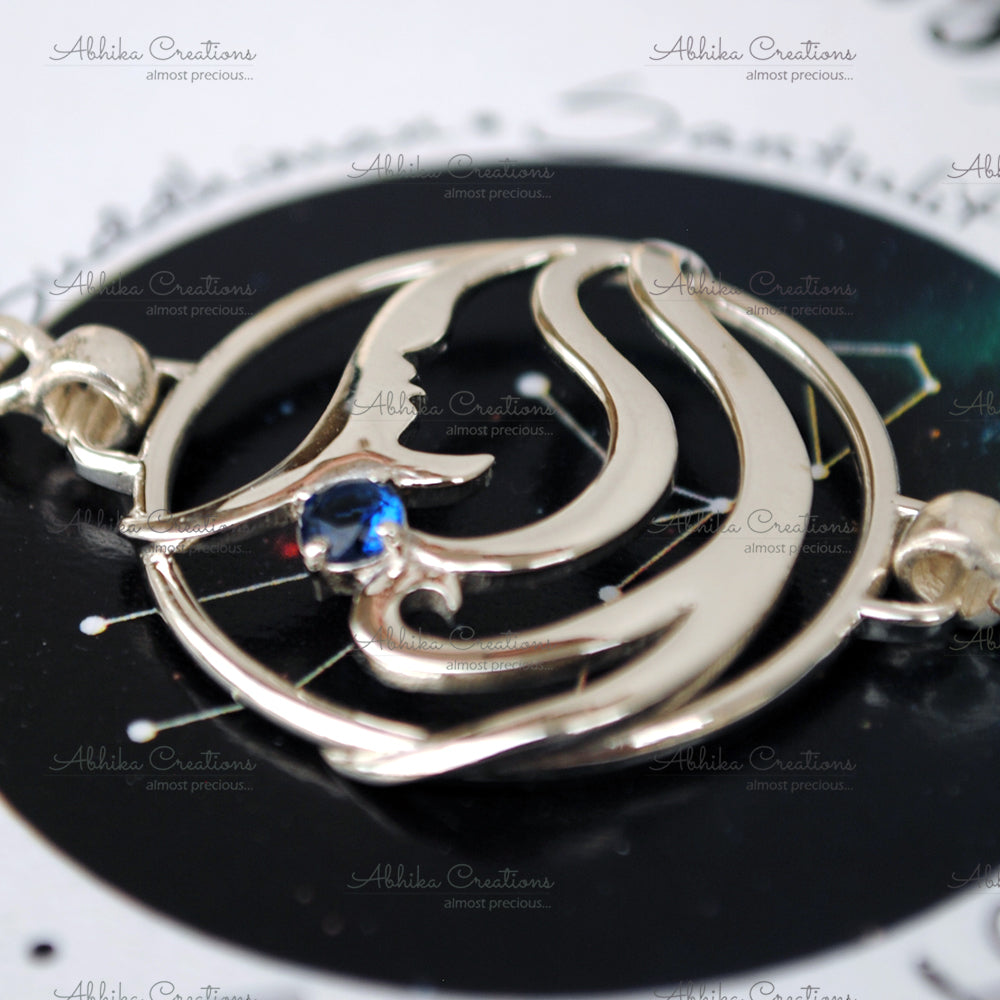 Virgo Zodiac Silver Rakhi (SKR008)
