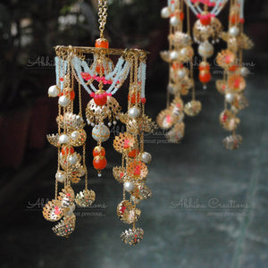 Customised Charms Golden Kaleere Punjabi Wedding Bridal Silver Kalira Personalised Golden Rose Gold Kaleera Traditional Designer Kalire