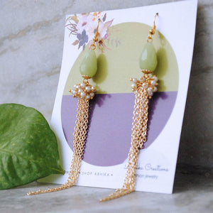 Traditional Kundan earrings in gold-tone, perfect for weddings and festive wear