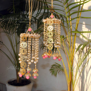 Customised Charms Golden Kaleere Punjabi Wedding Bridal Silver Kalira Personalised Golden Rose Gold Kaleera Traditional Designer Kalire